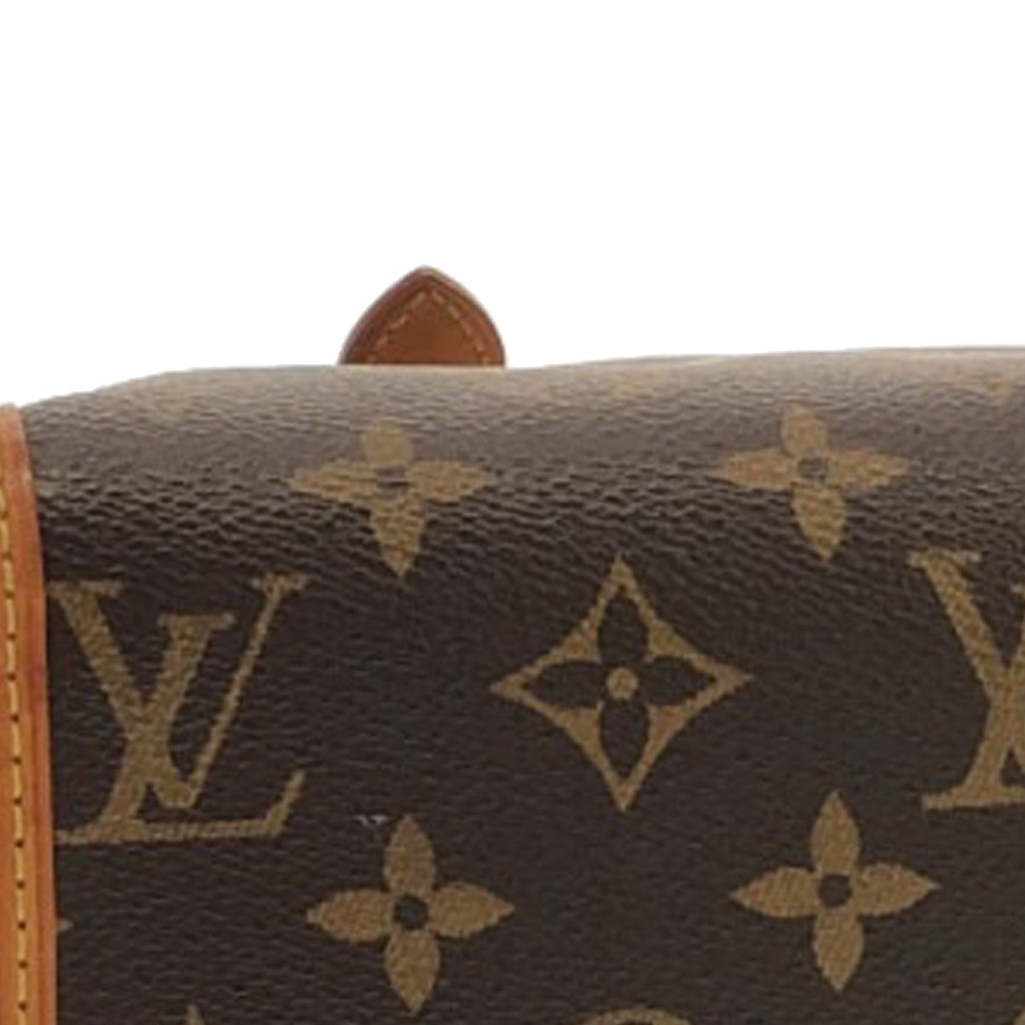 Brown Louis Vuitton Monogram Popincourt Haut Shoulder Bag