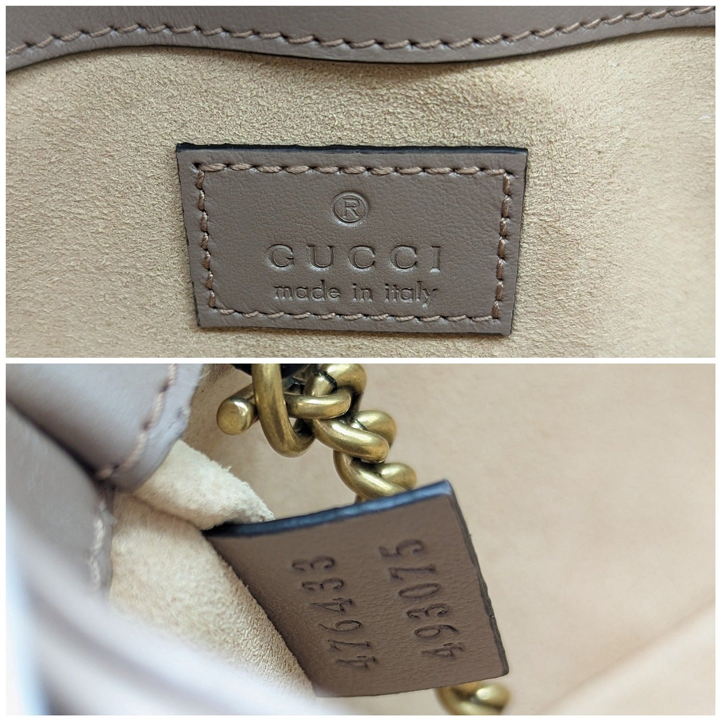 Gucci GG Marmont Leather Super Mini Crossbody Bag