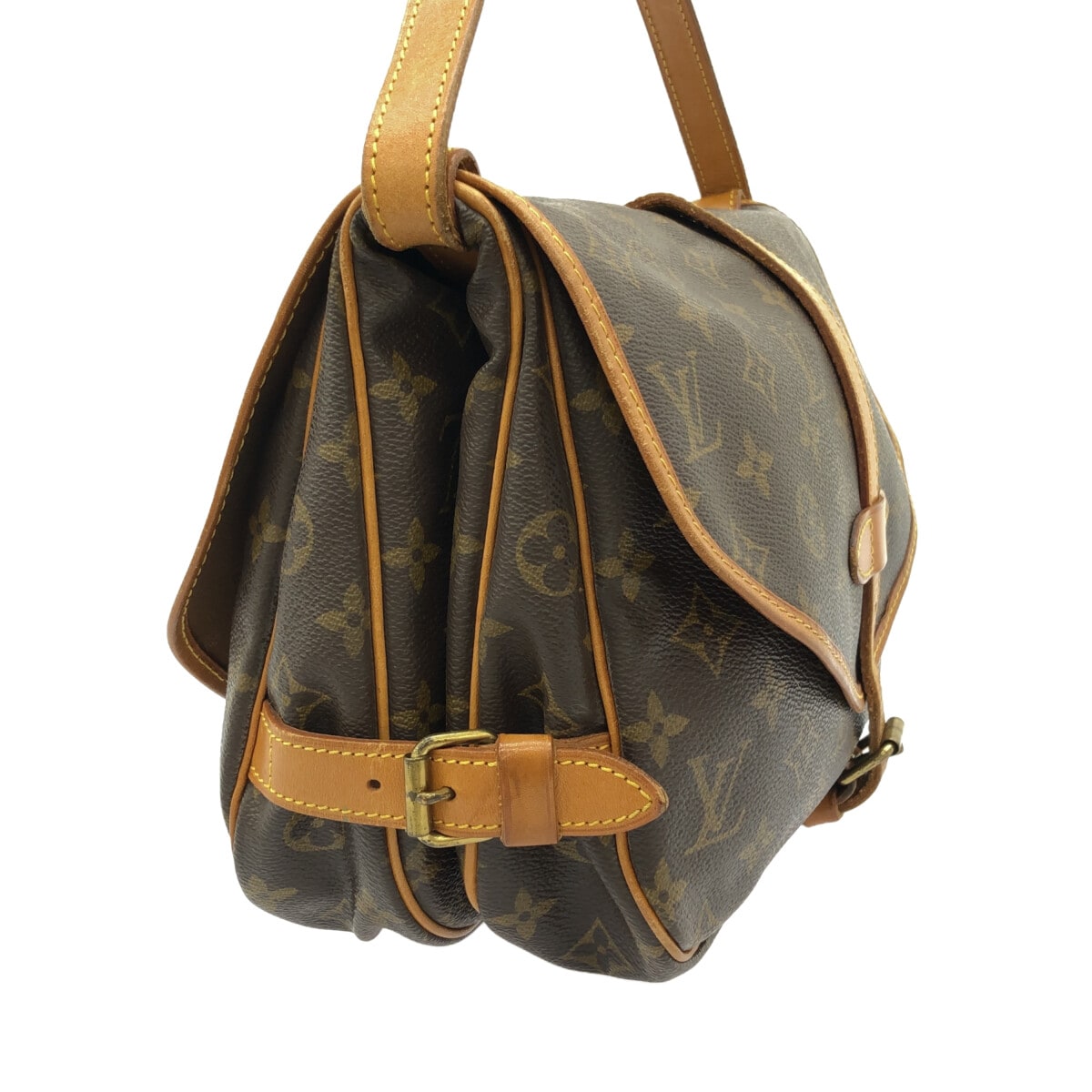 Louis Vuitton Saumur 30  Canvas Shoulder Bag ()