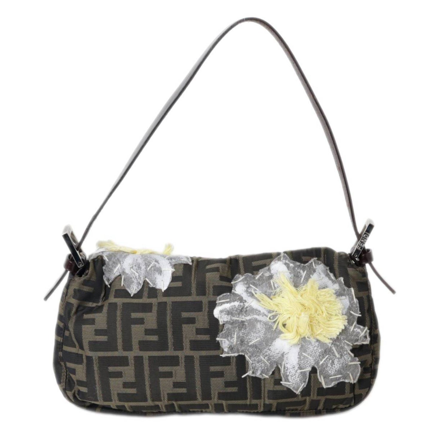 FENDI Mamma Bucket Shoulder Bag Flower