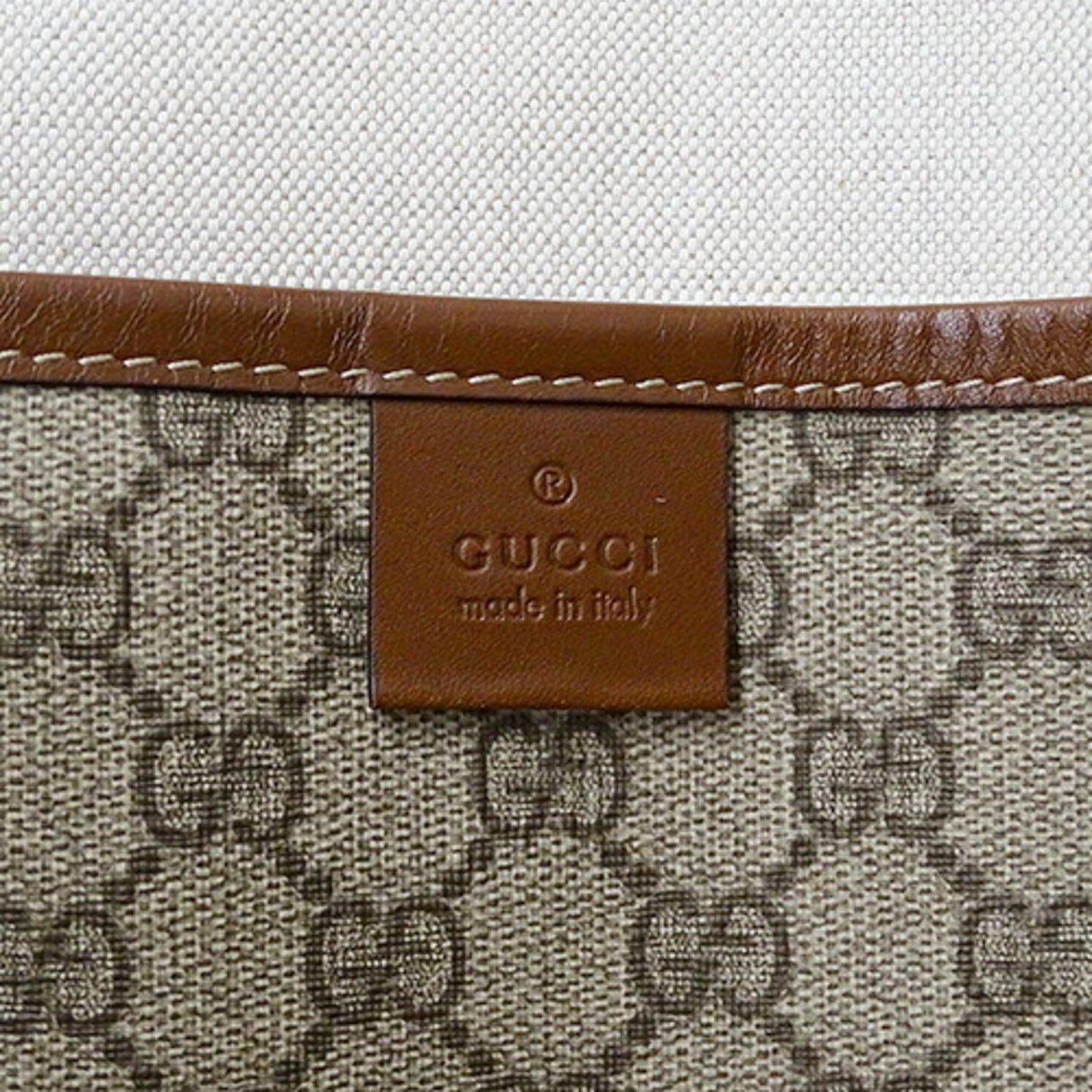 GUCCI bag ladies tote shoulder GG plus brown beige