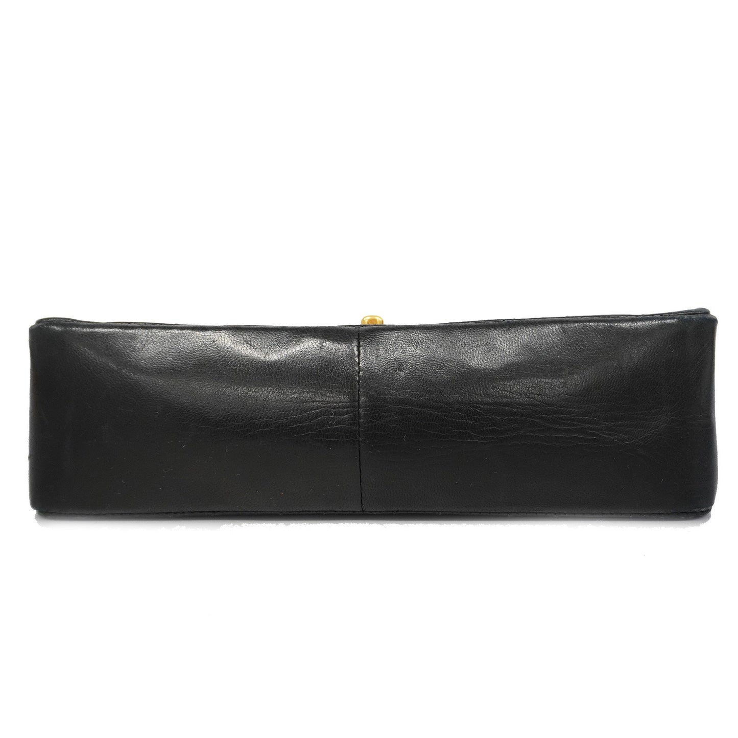 CHANELAuth  Matelasse Diana Flap Chain Shoulder Leather Shoulder Bag Black