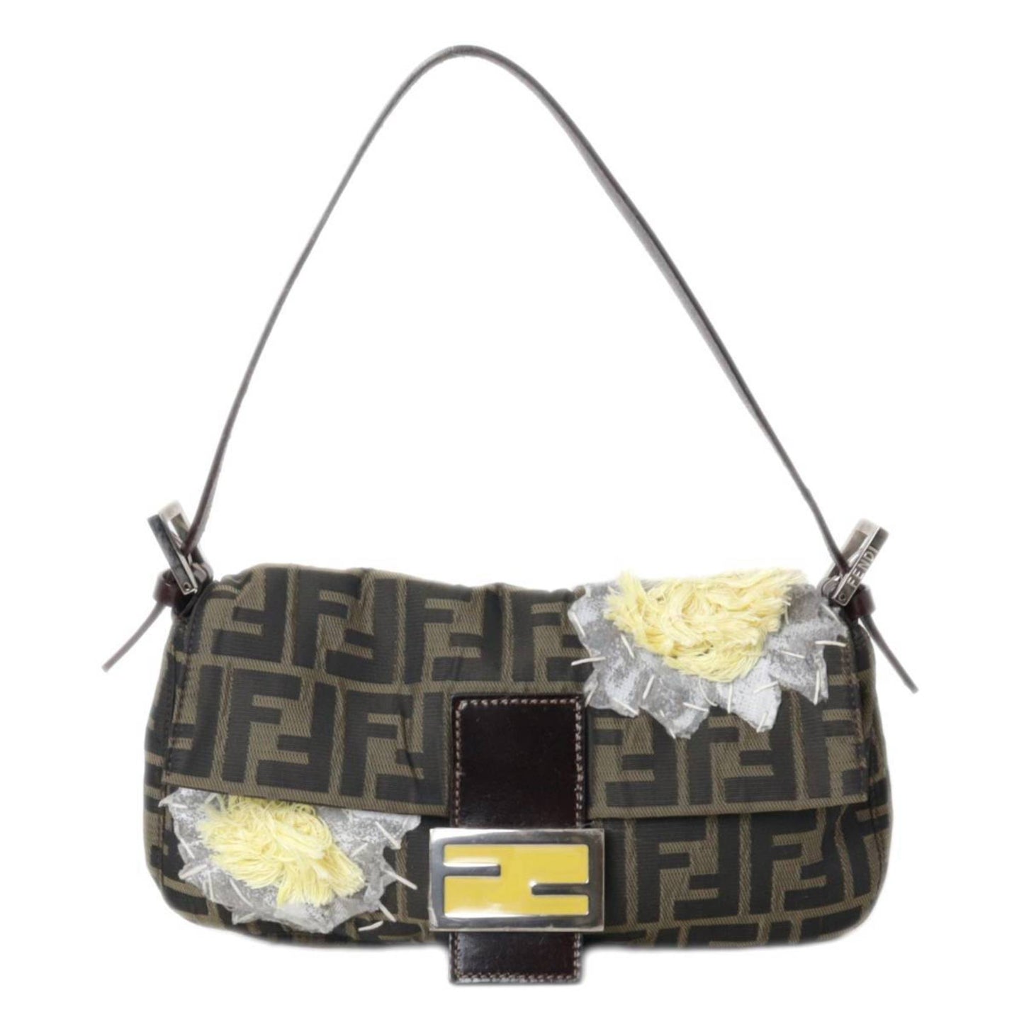 FENDI Mamma Bucket Shoulder Bag Flower