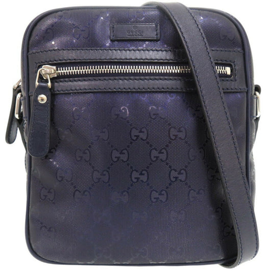 Gucci GG Imprime Shoulder Bag Crossbody 233268 497717 PVC Purple 0470GUCCI