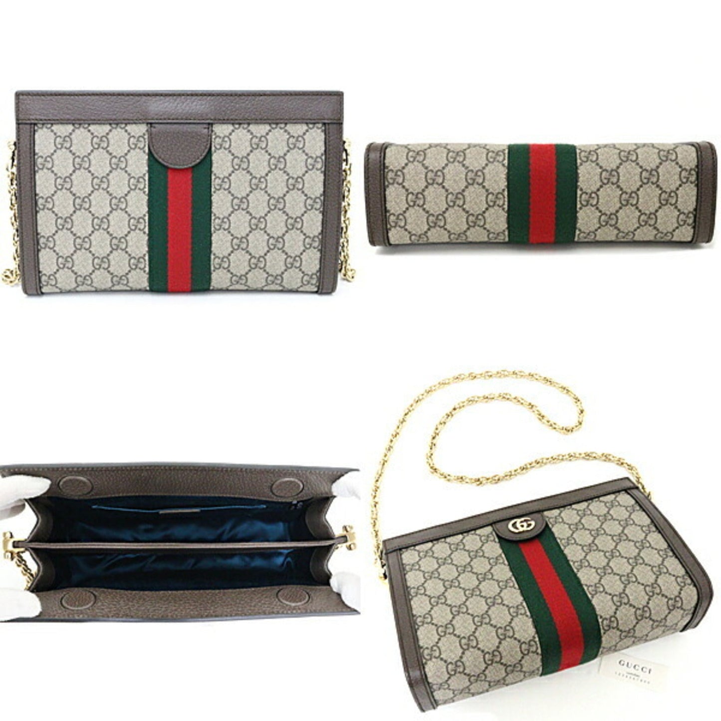 GUCCI Ophidia GG Small Shoulder Bag Supreme Canvas