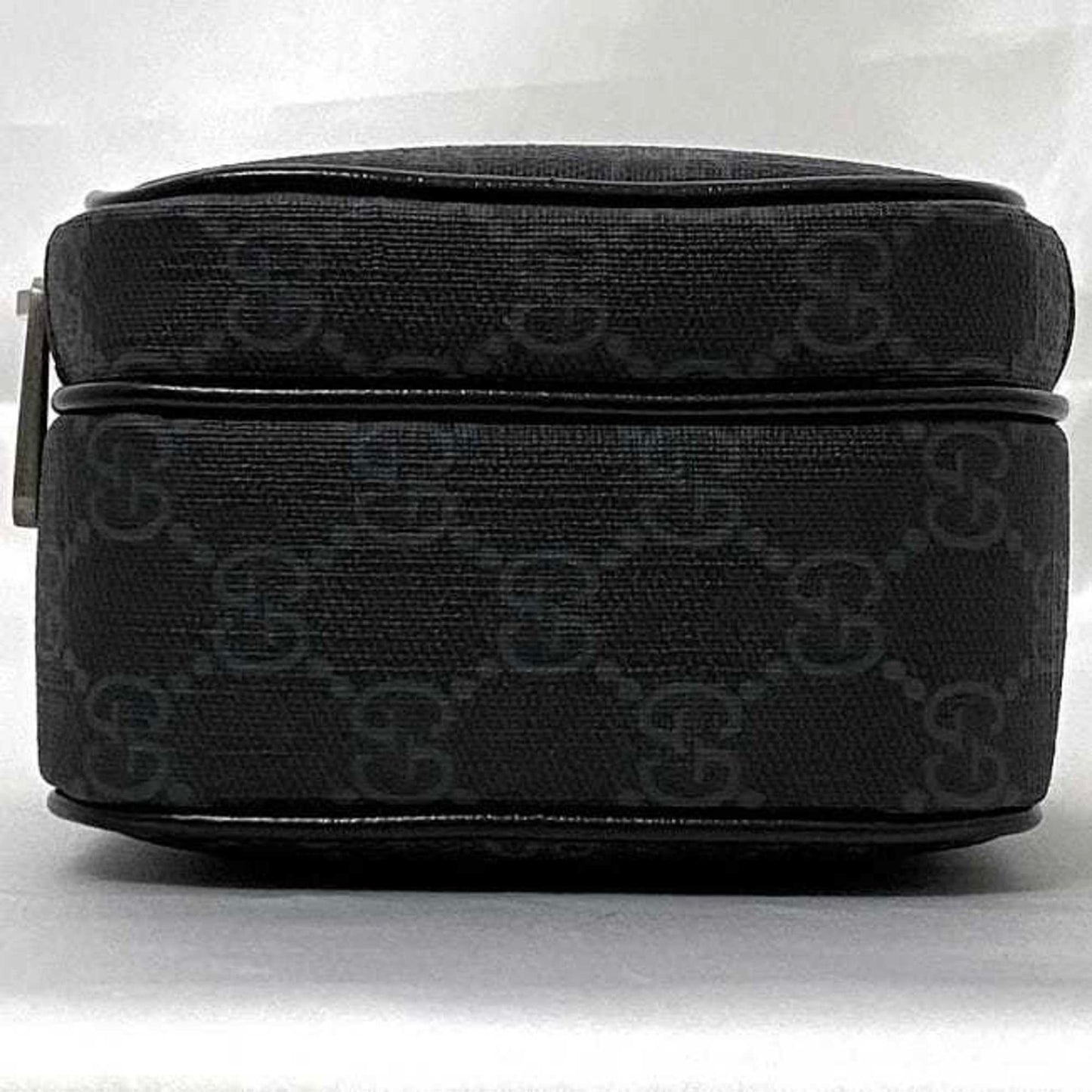 Gucci Shoulder Bag f-21810 Black Interlocking 672952 92TCN 1000U PVC Leather 0416 GUCCI Pochette Crossbody GG Supreme Unisex Women Men