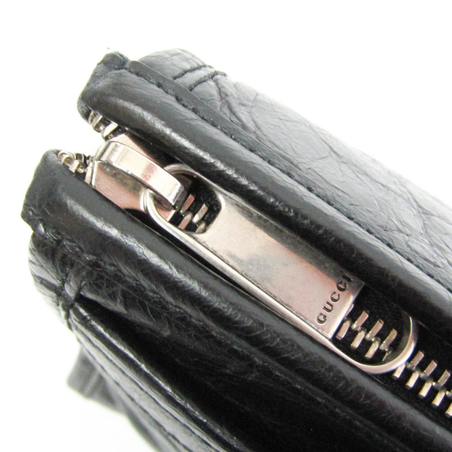 Gucci Interlocking 575991 Women,Men Leather Clutch Bag Black