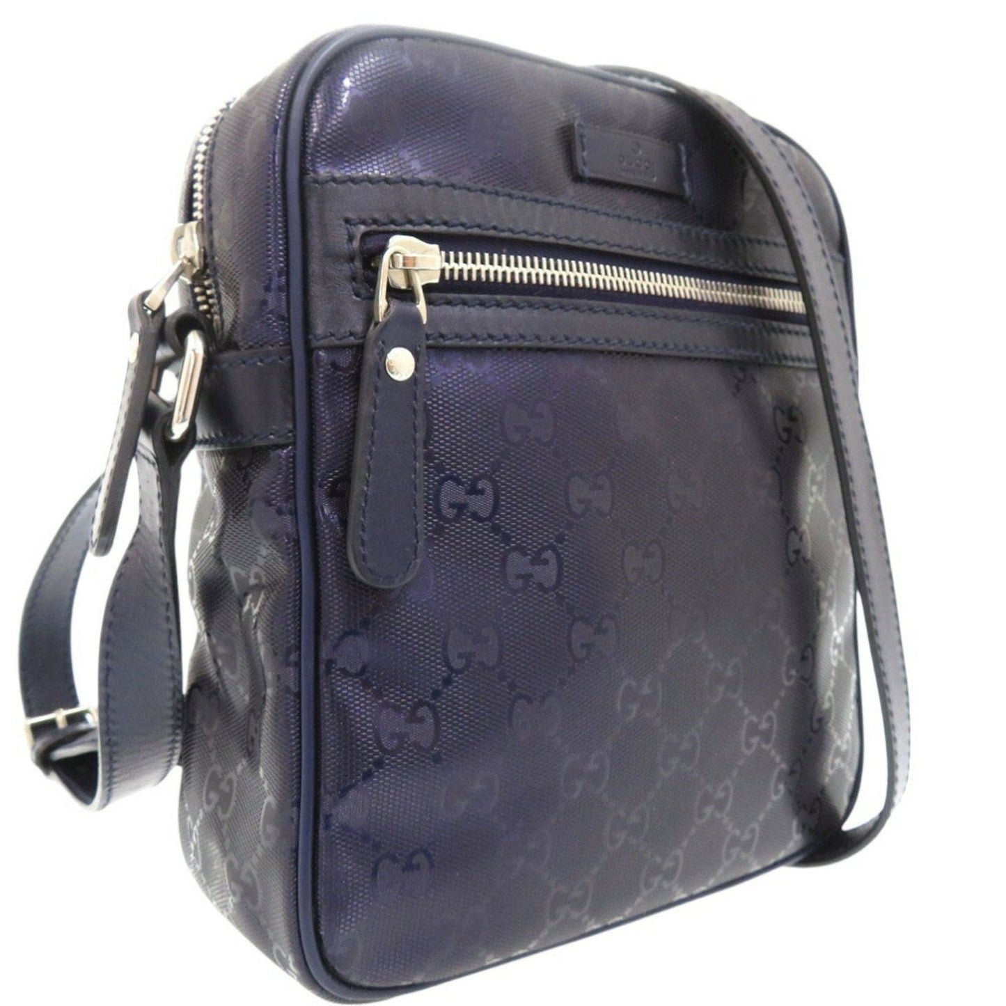 Gucci GG Imprime Shoulder Bag Crossbody 233268 497717 PVC Purple 0470GUCCI