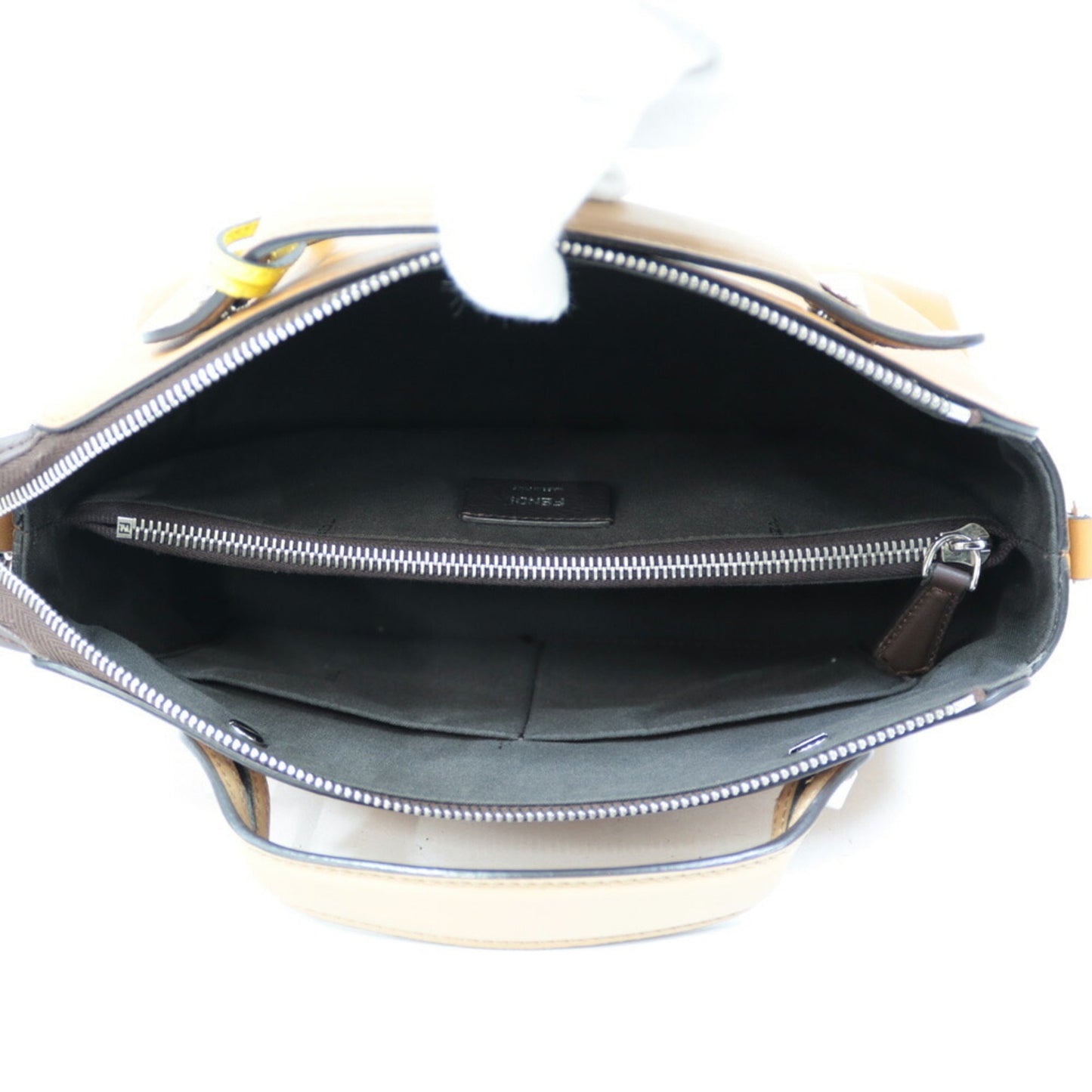 FENDI Shoulder Bag Handbag By The Way Brown Ladies