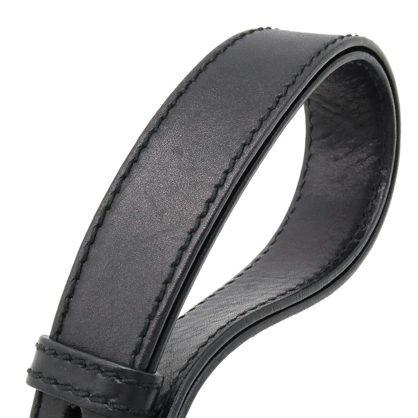 GUCCI GG Canvas New Jackie Shoulder Bag Leather Black