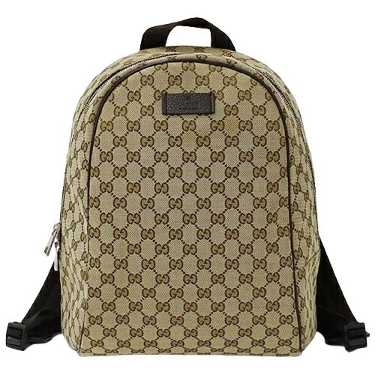 GUCCI bag ladies men's backpack GG canvas brown beige