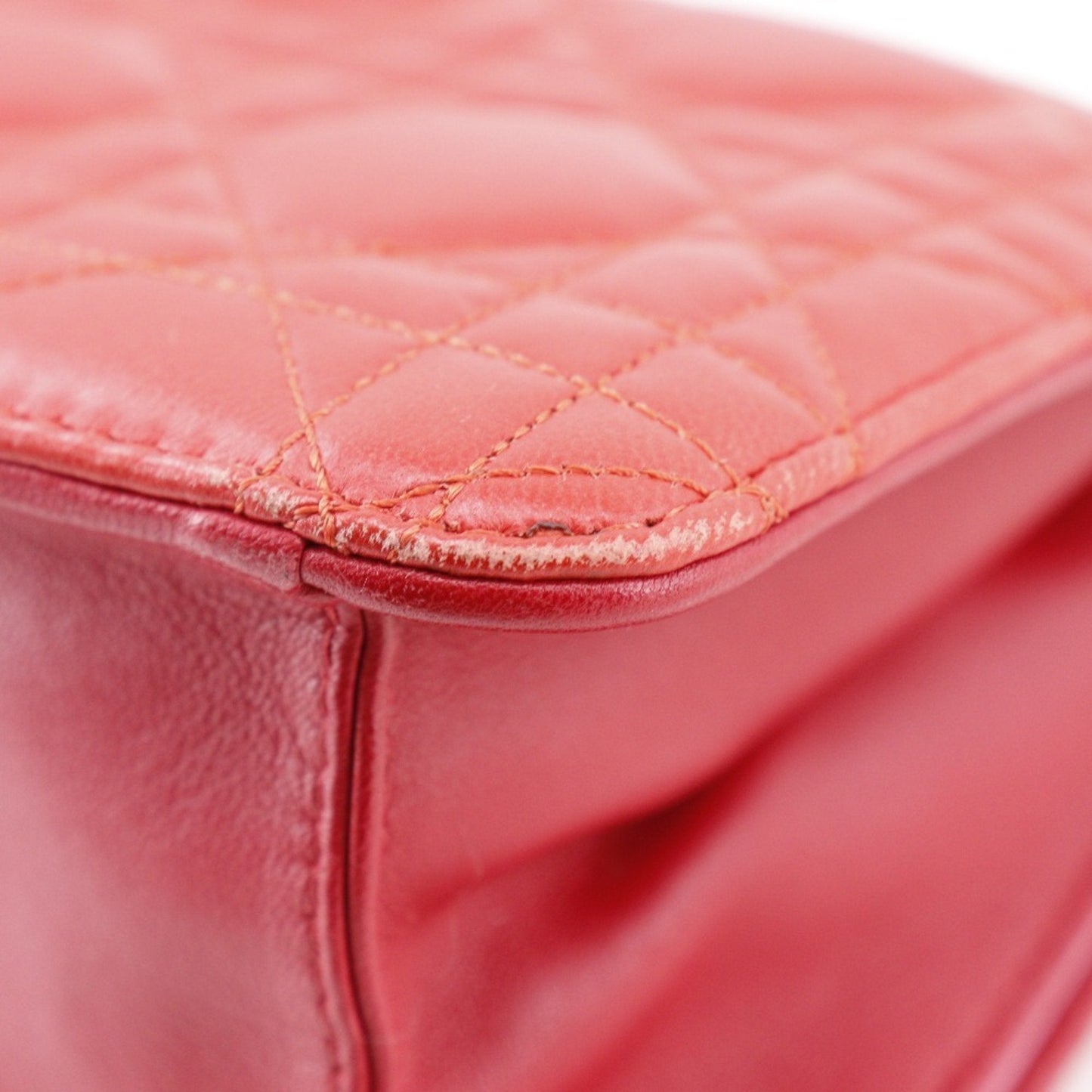 Christian Dior Chain Shoulder Bag Cannage Clutch S0252OTRI M79D Lambskin Red/Pink 2way Flap ChainShoulder Women's T131825677