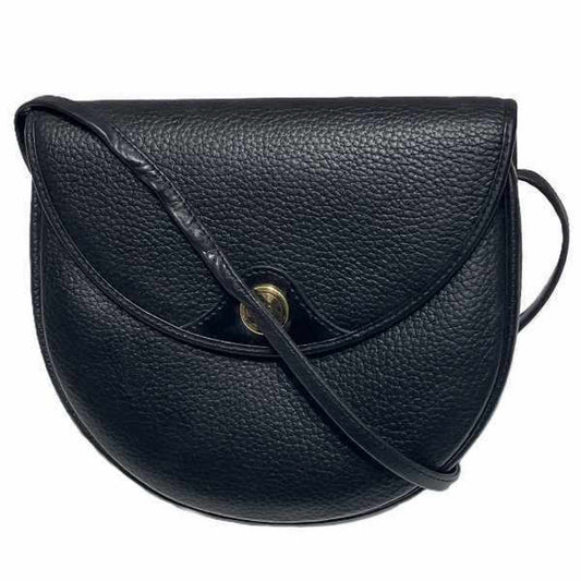 Christian Dior Dior Black Leather Bag Shoulder Clutch Women's