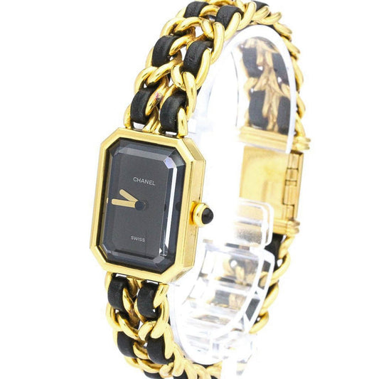 CHANEL Premiere Size M Gold Plated Quartz Ladies Watch H0001 BF563364