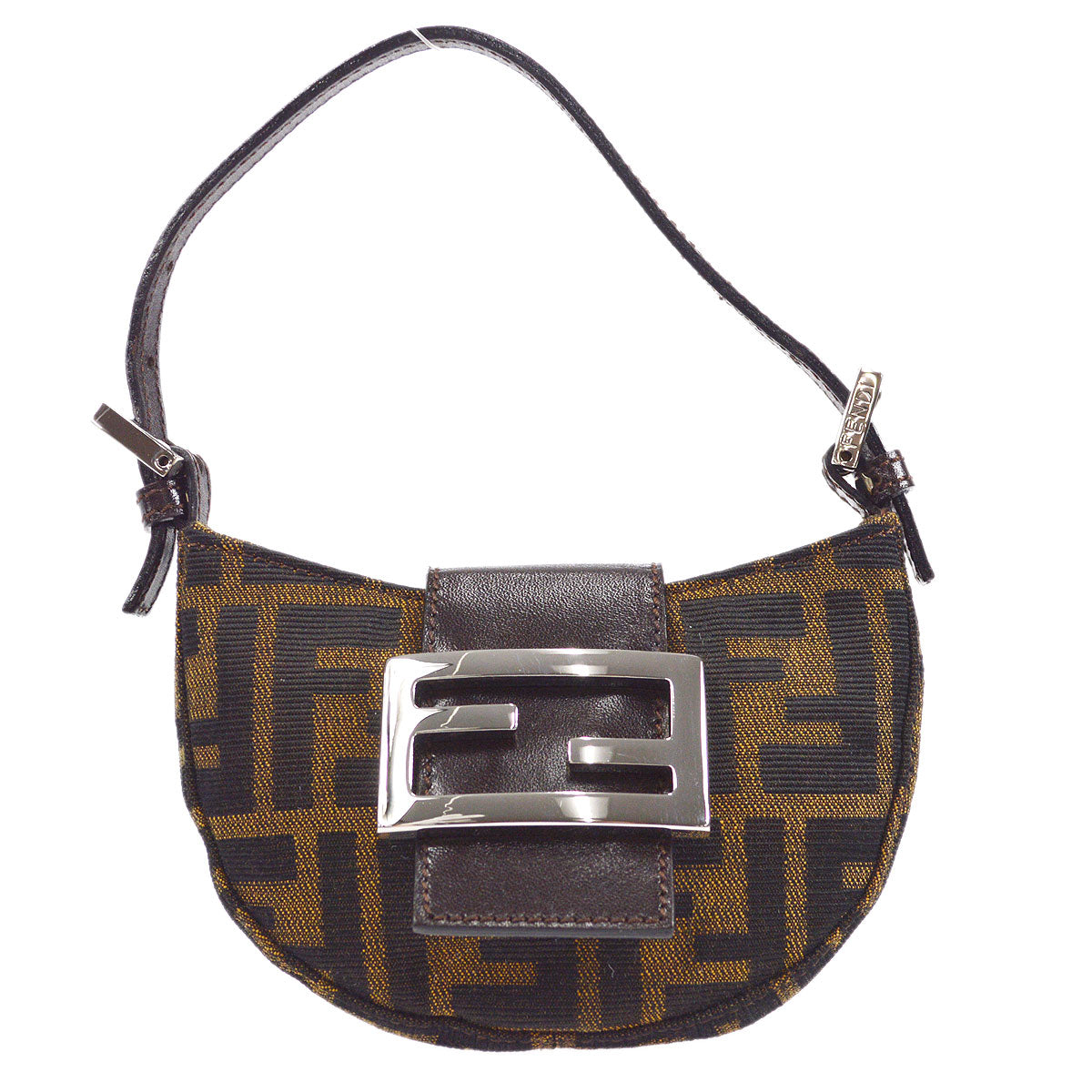 FENDI 1990s Zucca Handbag Micro 17853