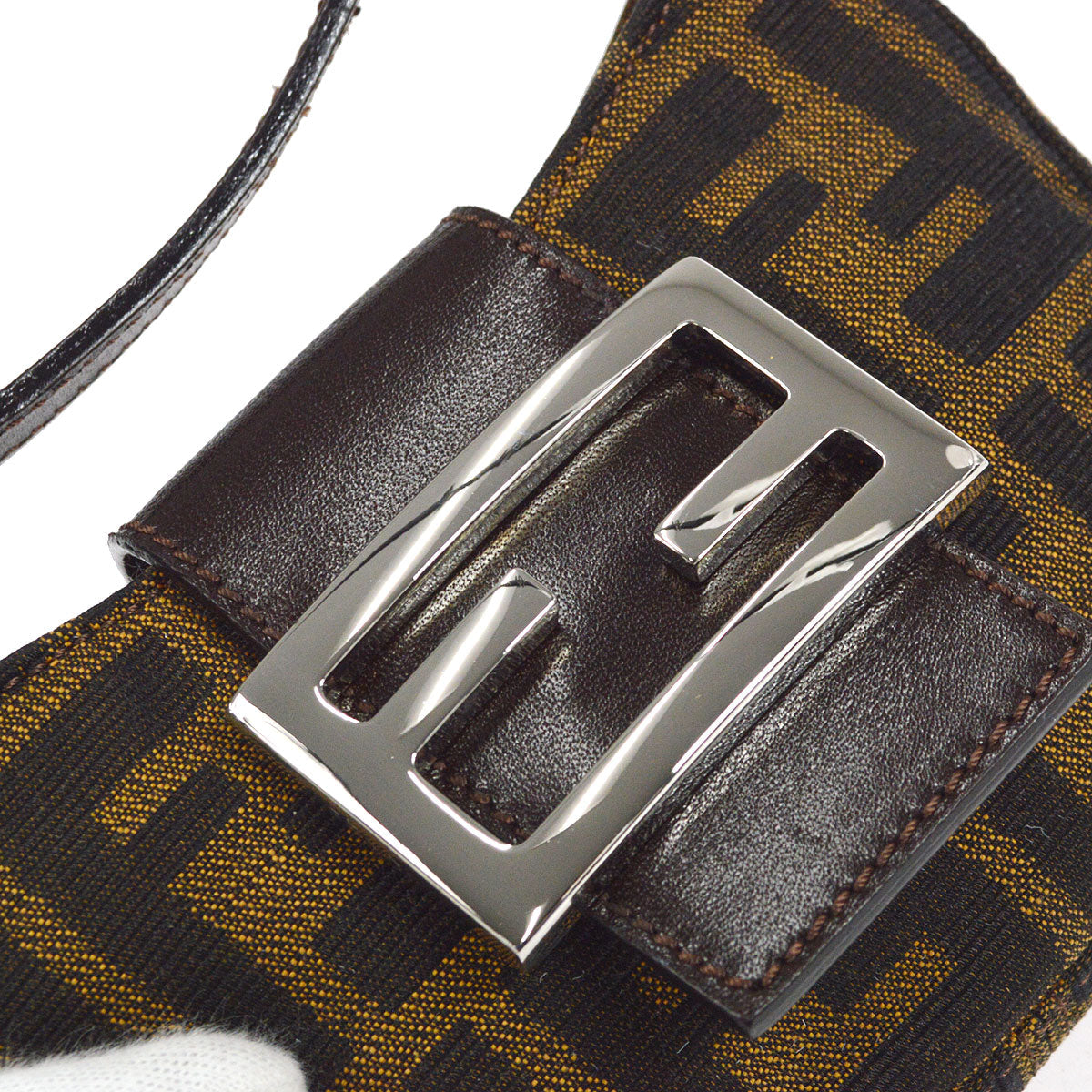 FENDI 1990s Zucca Handbag Micro 17853