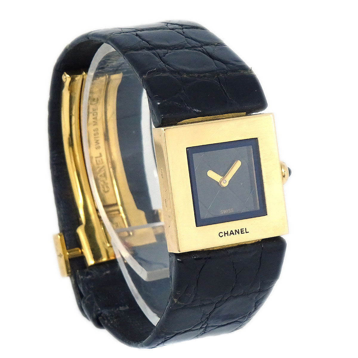 CHANEL 1993 Matelasse Quartz Watch 27139