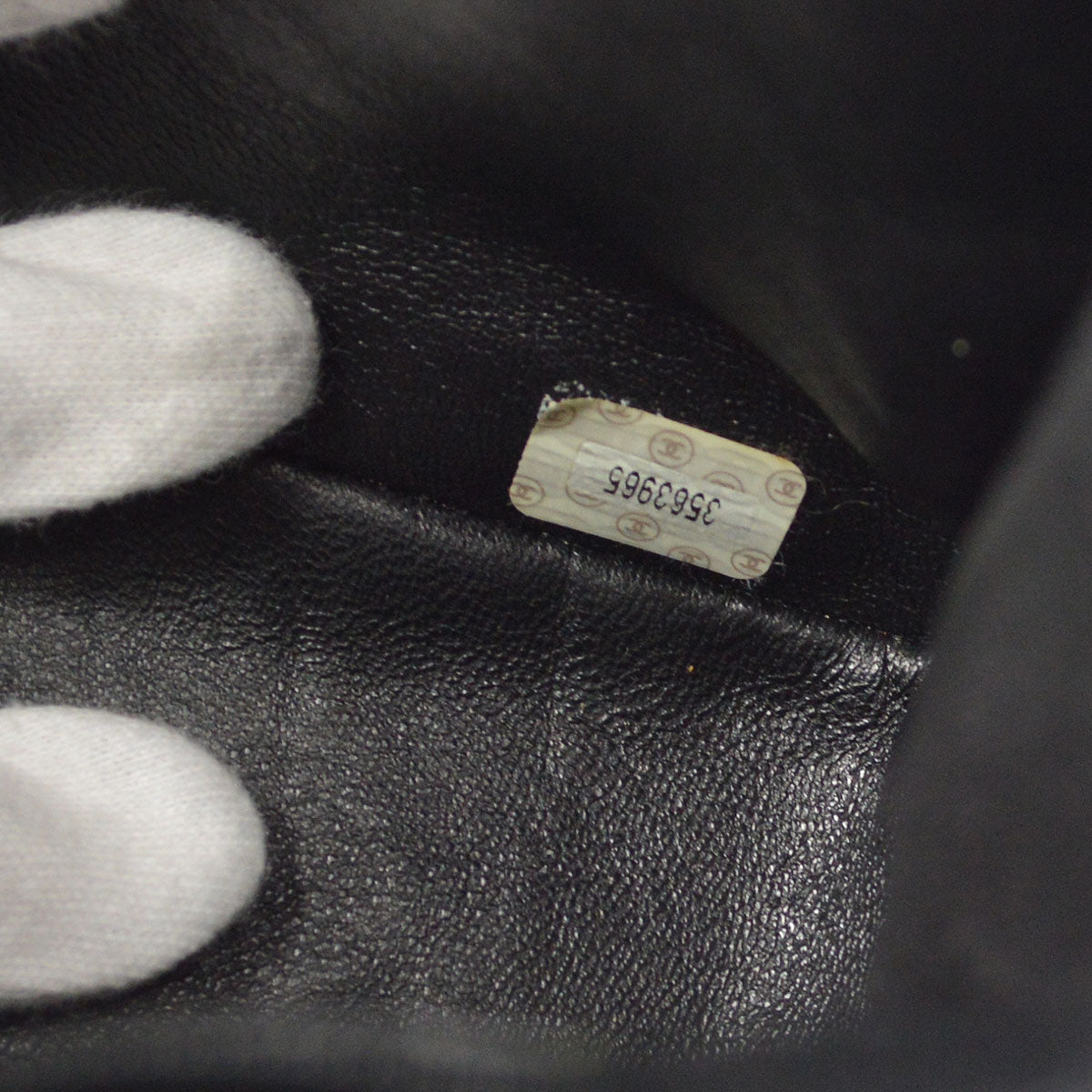 CHANEL 1994-1996 Pocket Tote Medium Black Caviar