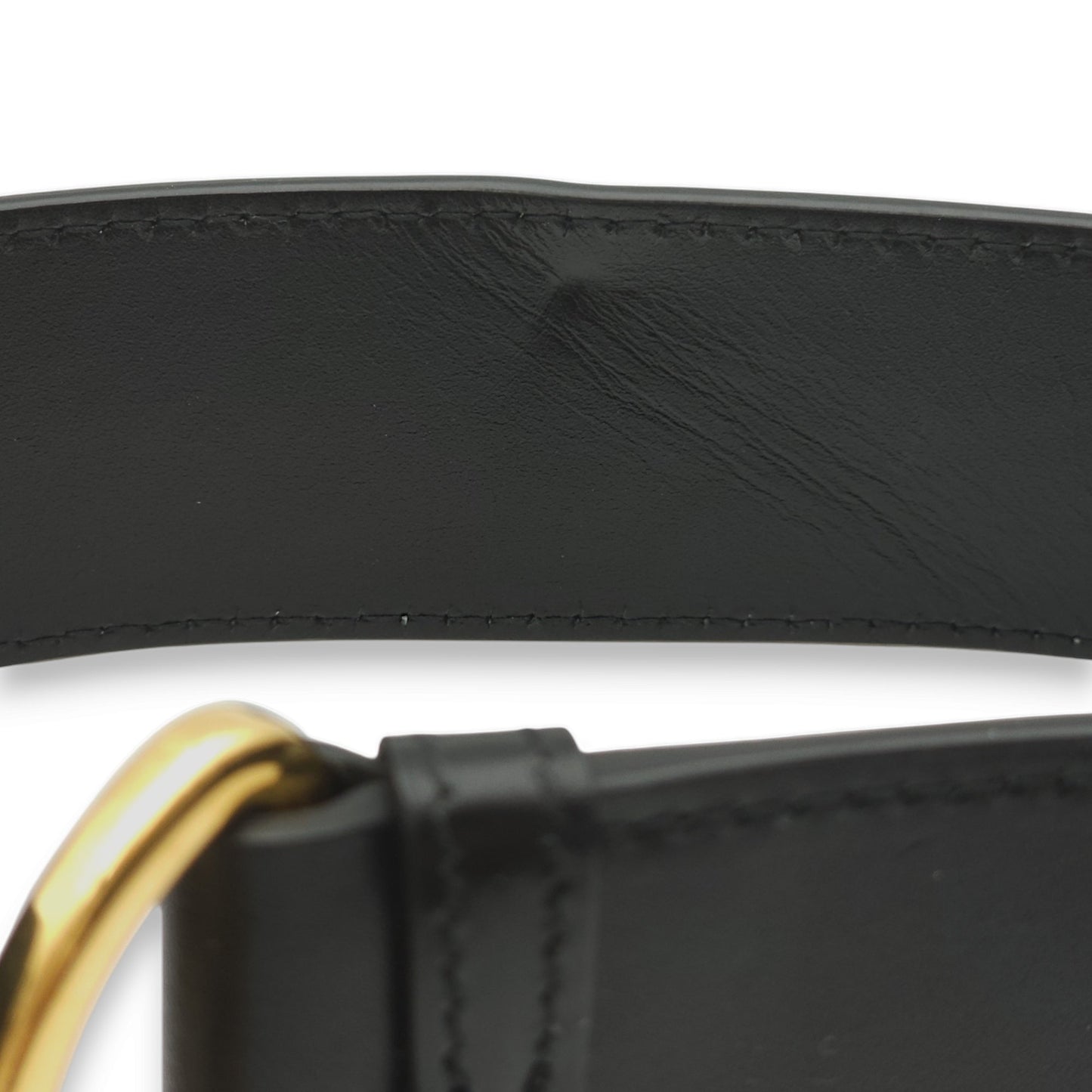 30 Montaigne Box Black Crossbody Bag in Calfskin, Gold hardware