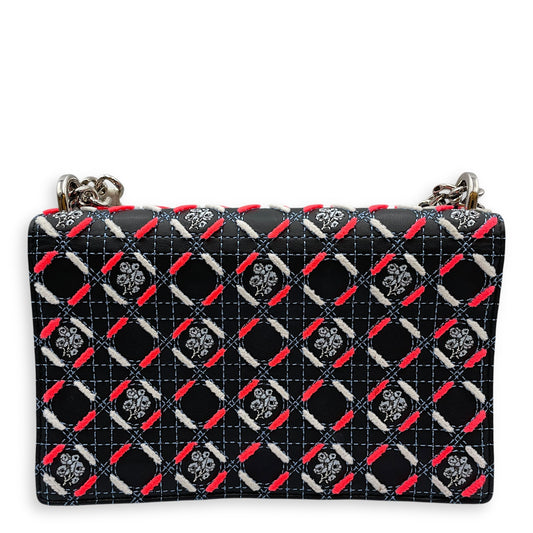 Diorama Multi-Color Shoulder Bag in Calfskin, Silver hardware