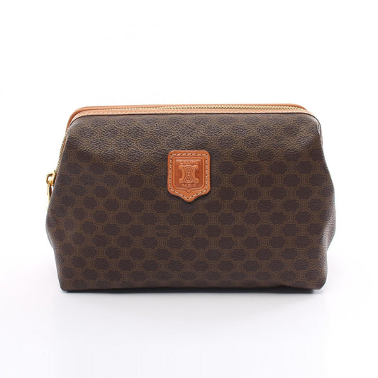 Celine Macadam Pouch PVC Coated Canvas Leather