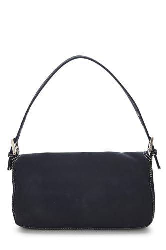 Fendi,  Navy Canvas Baguette, Navy