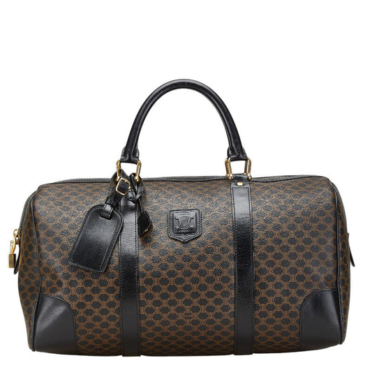 Celine Macadam PVC Leather Boston Bag