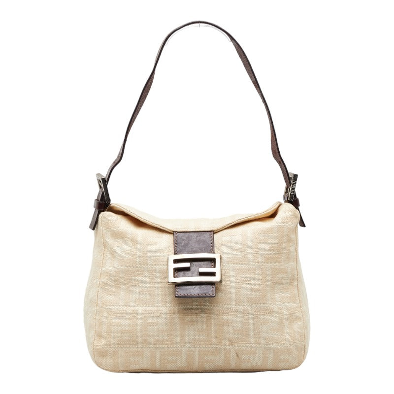 Fendi Zucca Canvas Shoulder Bag - '10s