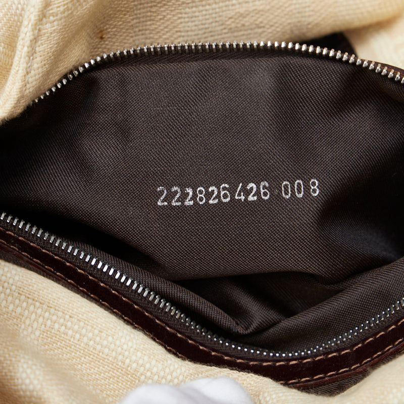 Fendi Zucca Canvas Shoulder Bag - '10s