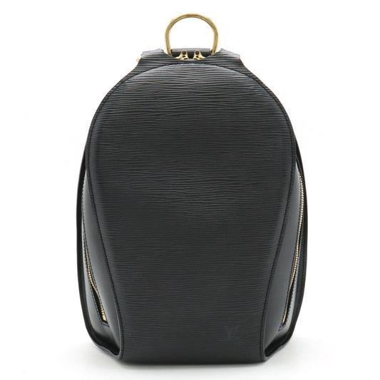 Louis Vuitton Epi Leather Mabillon Backpack Black