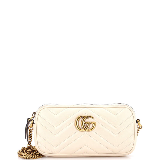 GG Marmont Chain Crossbody Bag Matelasse Leather Mini