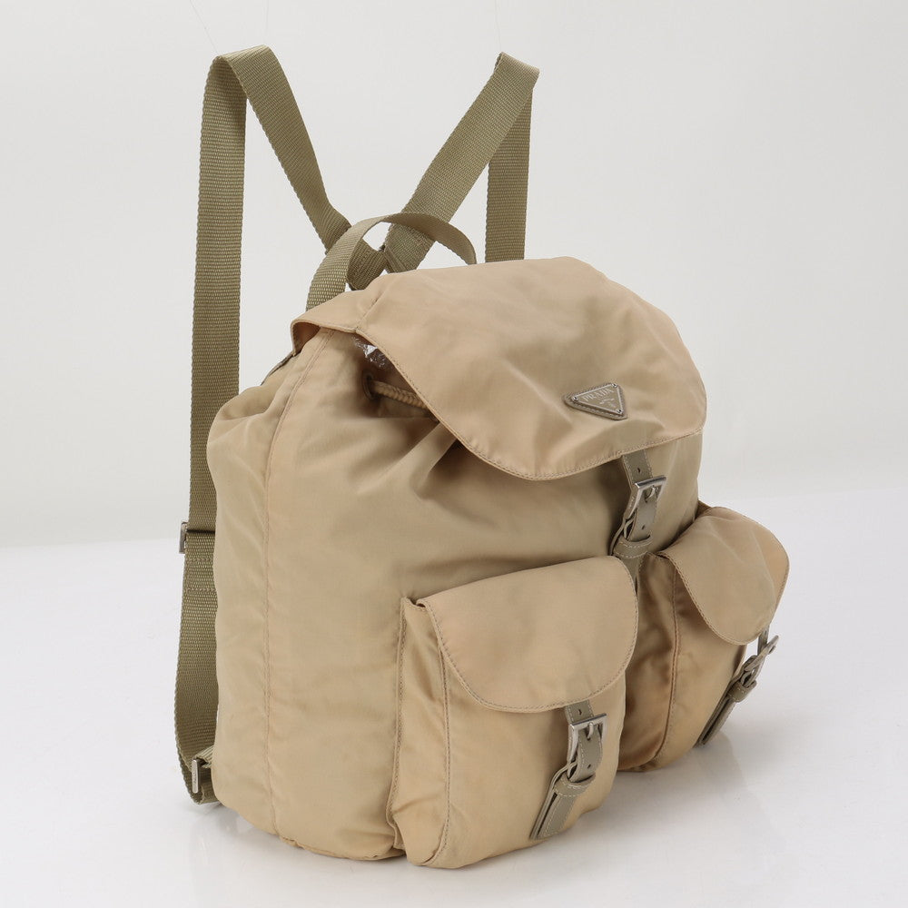 PRADA Backpack Nylon beige Test