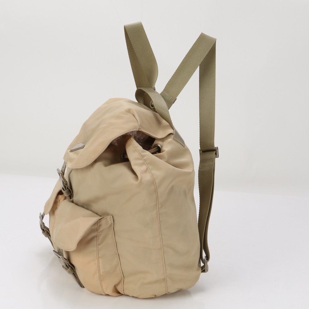 PRADA Backpack Nylon beige Test