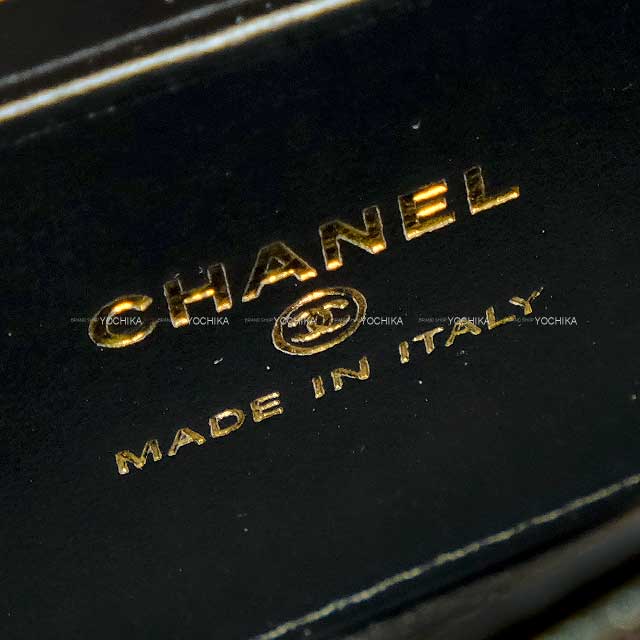 CHANEL Clutch bag Coco Handle Mini Chain Noir (Black) Graind Calf(Caviarskin) Champagne Gold HW AP4244[BRAND NEW][]