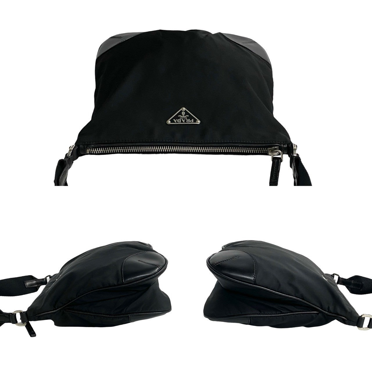 PRADA Shoulder Bag Nylon black