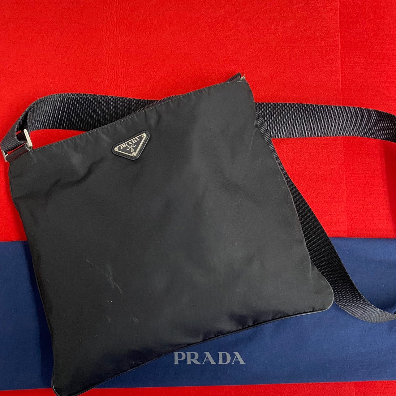 PRADA Shoulder Bag Nylon black