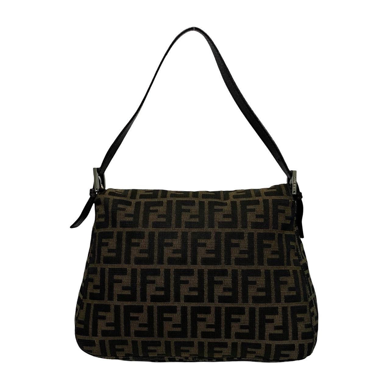 FENDI Shoulder Bag leather Brown