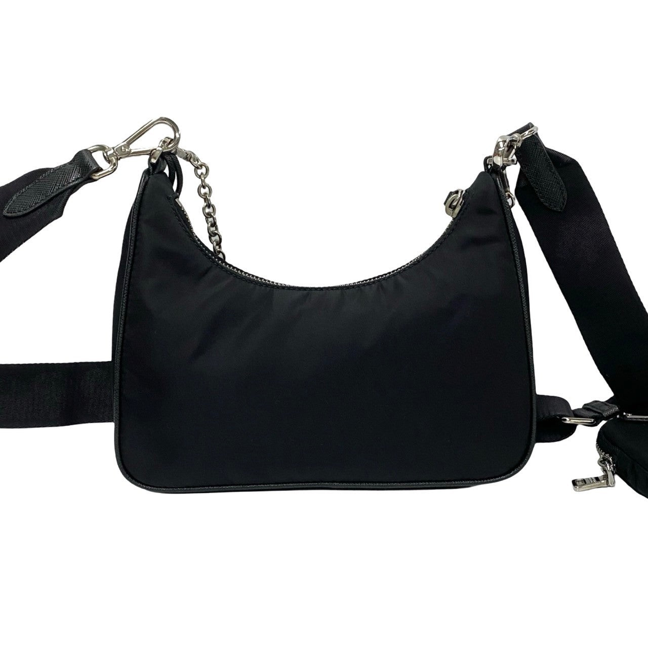 PRADA Shoulder Bag Nylon black Re-Edition 2005