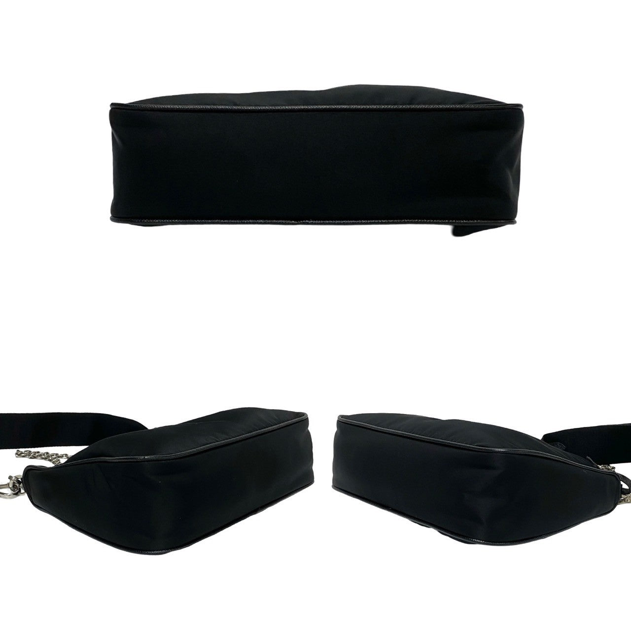 PRADA Shoulder Bag Nylon black Re-Edition 2005