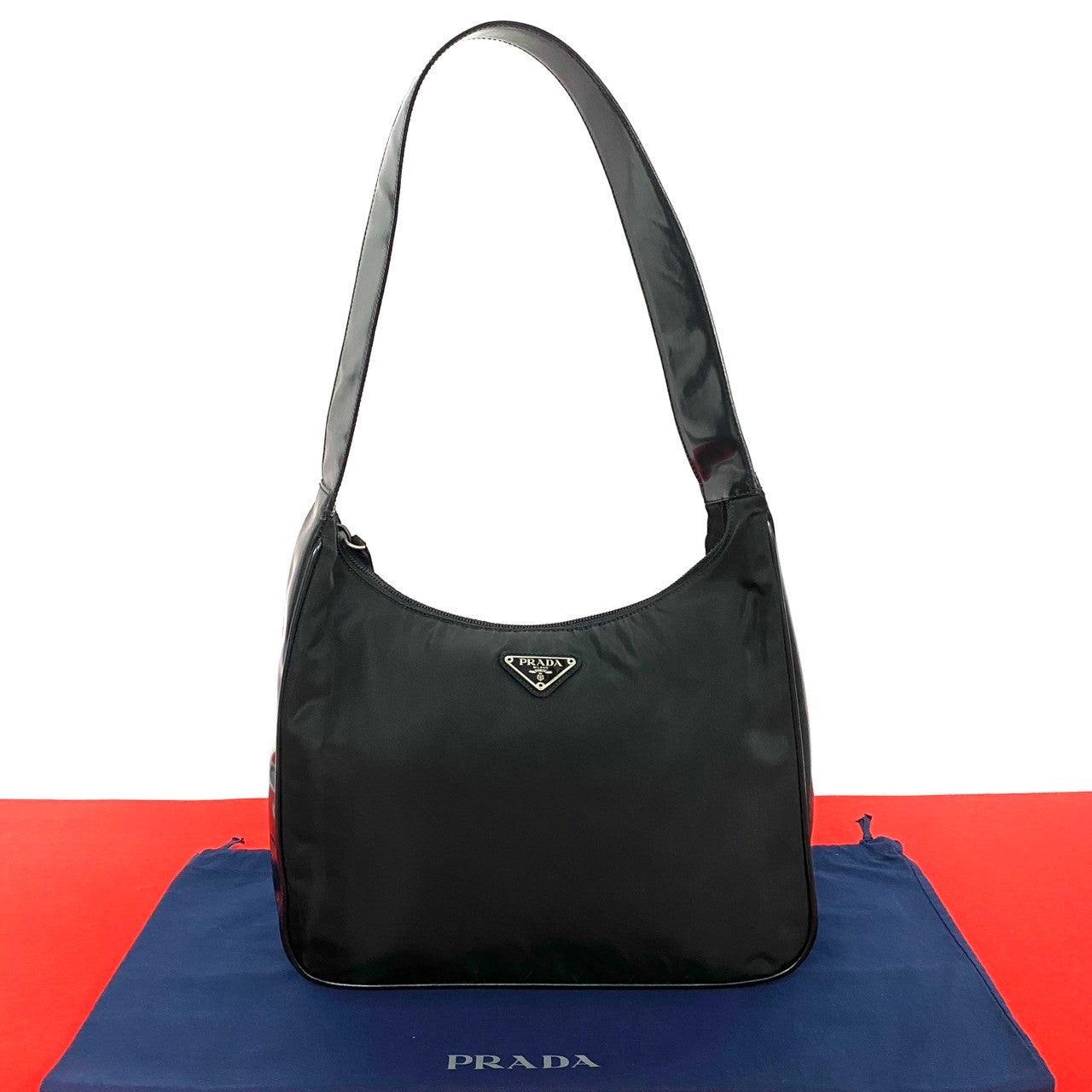 PRADA Shoulder Bag Nylon black