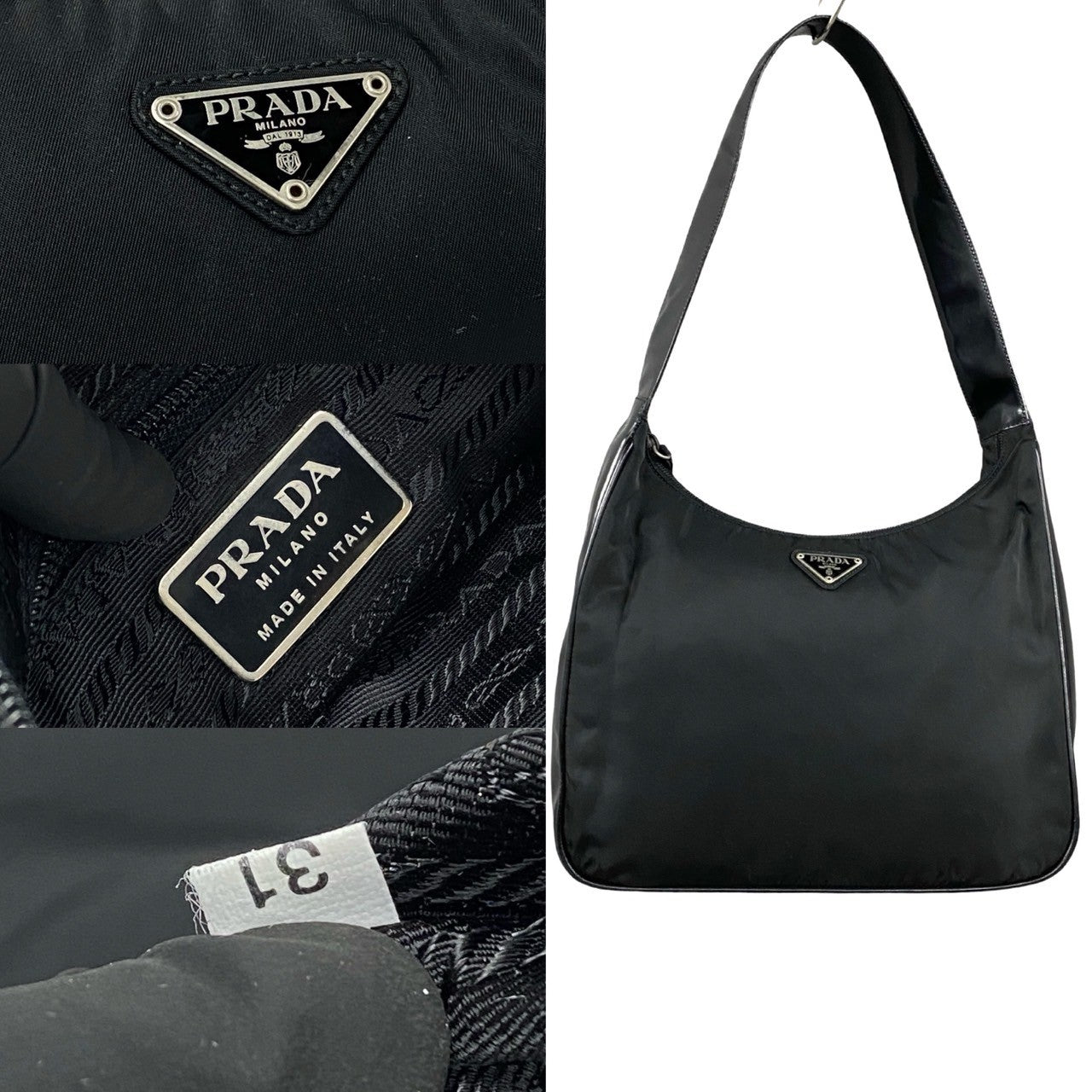 PRADA Shoulder Bag Nylon black