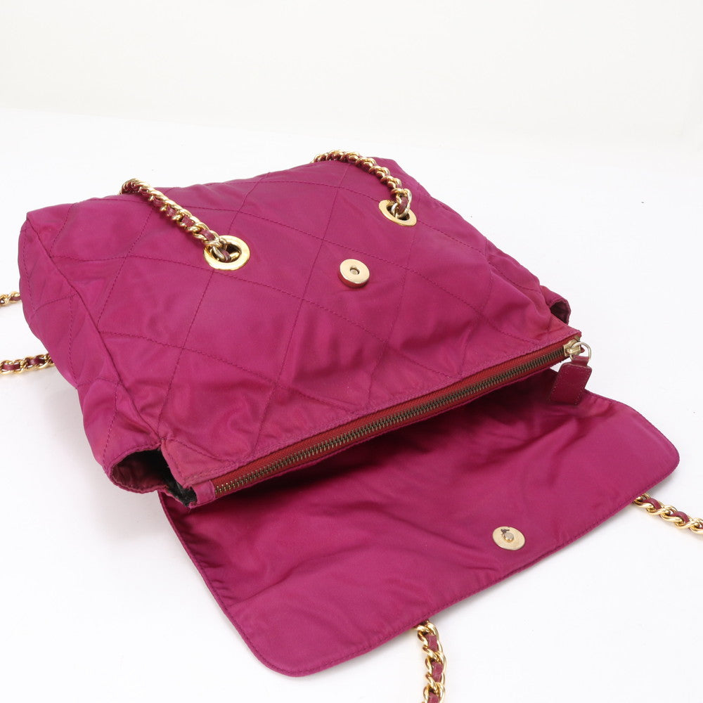 PRADA Shoulder Bag Nylon purple Test