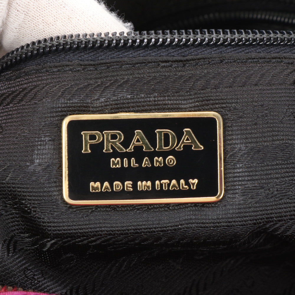 PRADA Shoulder Bag Nylon purple Test