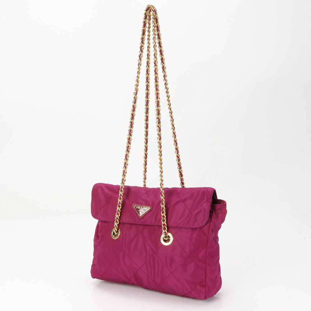 PRADA Shoulder Bag Nylon purple Test