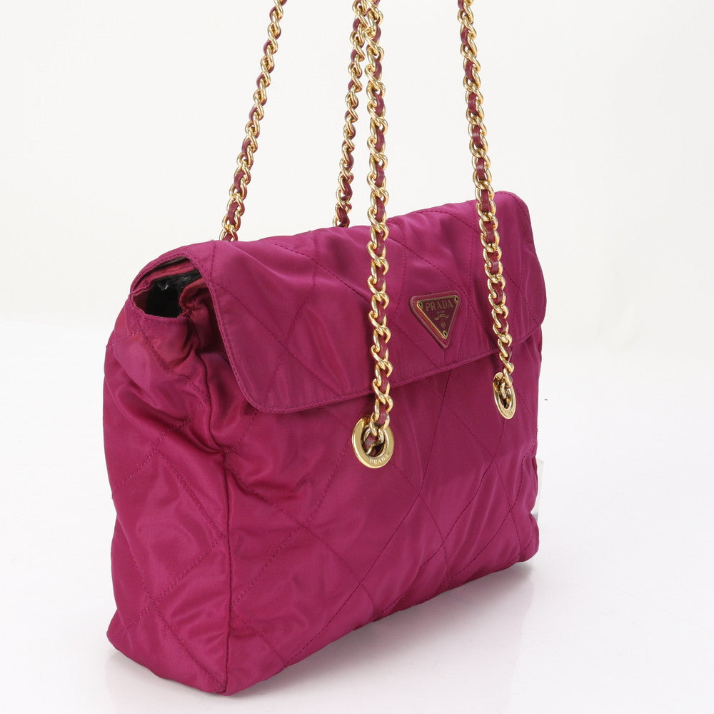 PRADA Shoulder Bag Nylon purple Test