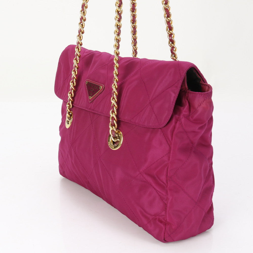 PRADA Shoulder Bag Nylon purple Test