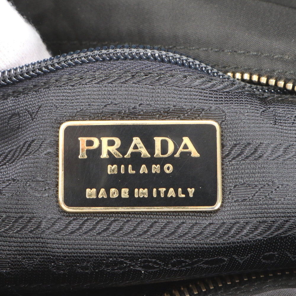 PRADA Shoulder Bag Nylon black Sling bag Test nylon