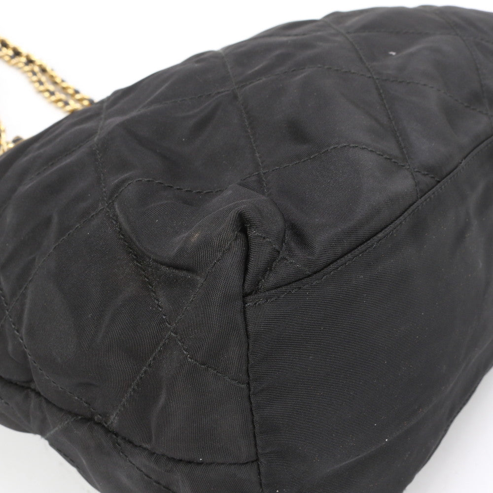 PRADA Shoulder Bag Nylon black Sling bag Test nylon