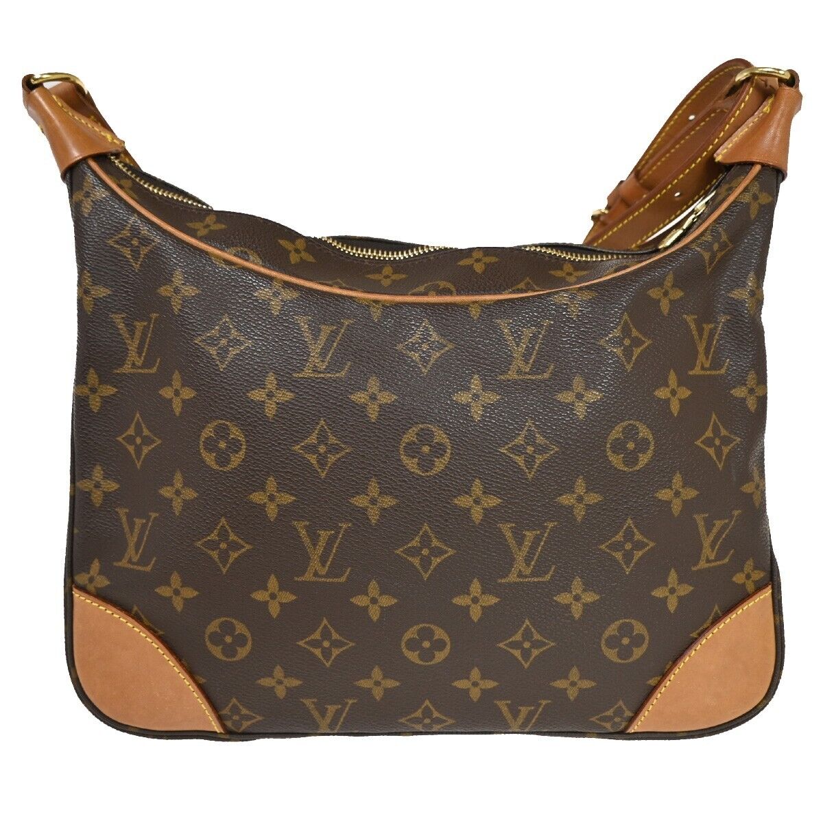 Louis Vuitton Boulogne  Canvas Shoulder Bag ()