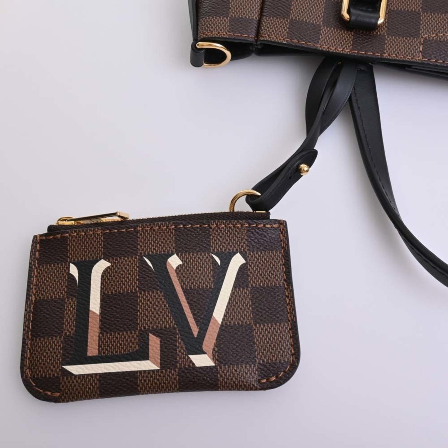 Louis Vuitton Belmont  Canvas Shoulder Bag ()